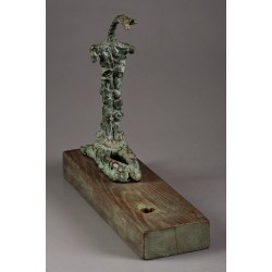 Pocăința - sculptură în bronz, artist Valentin Dodica